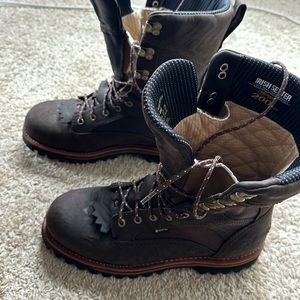 Red Wing Irish Setter boots.